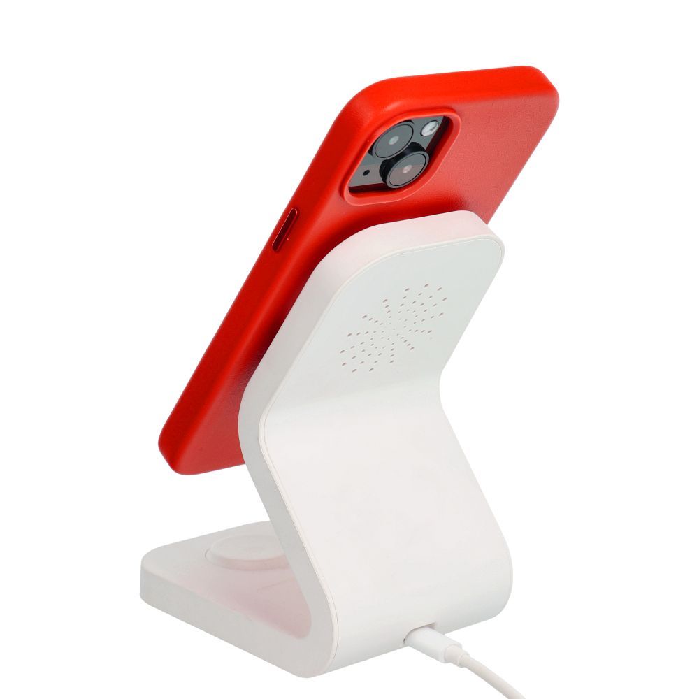 LEATHER MAG COVER case for SAMSUNG S25 PLUS red