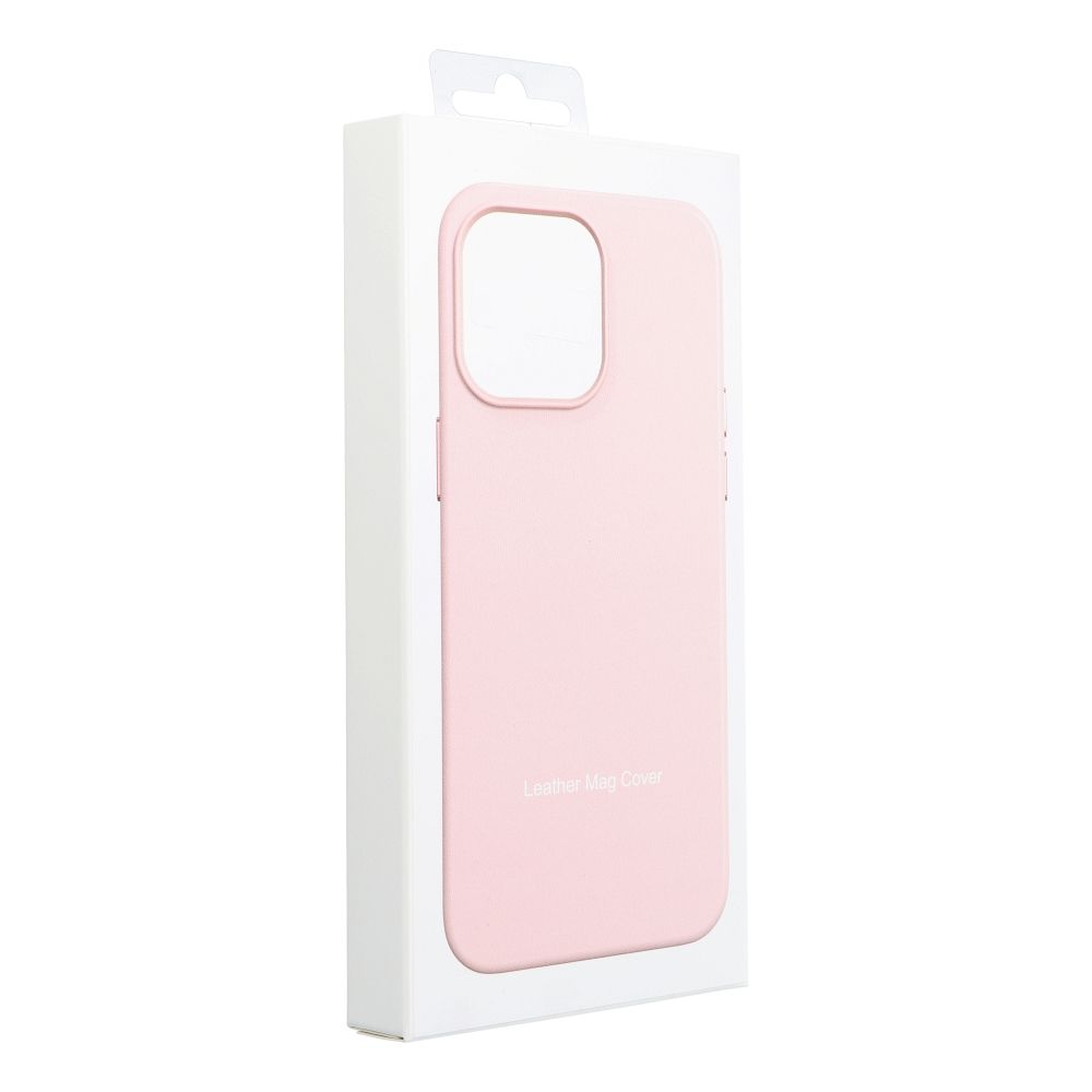 LEATHER MAG COVER case for SAMSUNG S25 PLUS sand pink