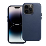 LEATHER MAG COVER case for SAMSUNG S25 PLUS indigo blue