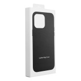 LEATHER MAG COVER case for SAMSUNG S25 PLUS black