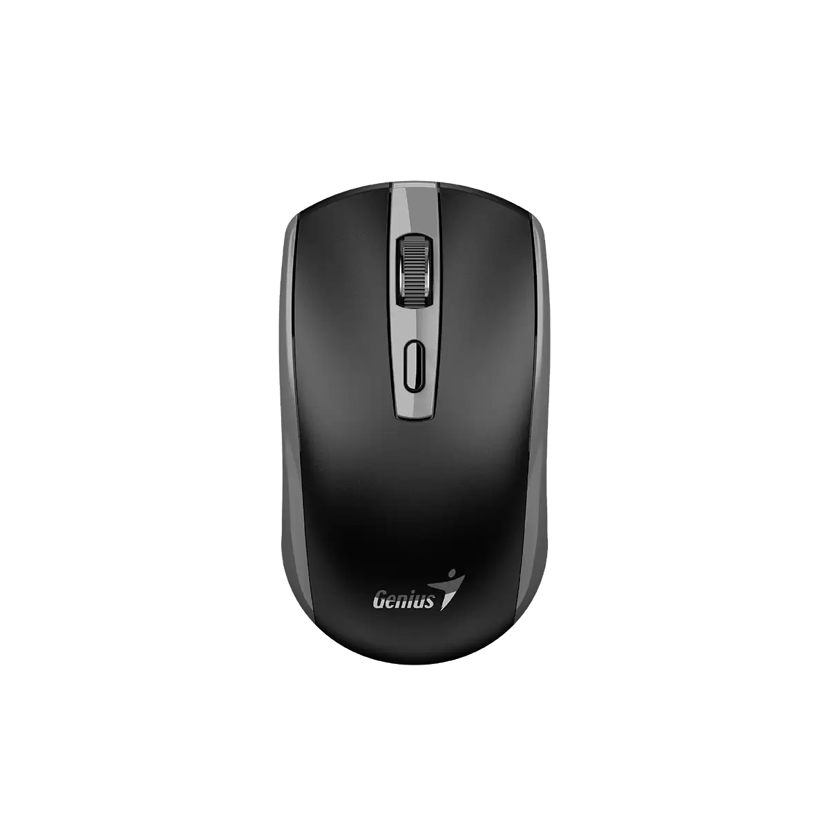 Genius ECO-8150 /Bezdrátová/Optická/1200DPI/4 tlačítka/2,4GHz/USB-A/USB-C nabíjení/ černo-šedá