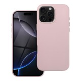 LEATHER MAG COVER case for IPHONE 16 Pro Max sand pink