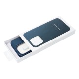 LEATHER MAG COVER case for IPHONE 15 Plus indigo blue