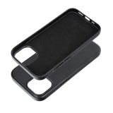 LEATHER MAG COVER case for IPHONE 15 black