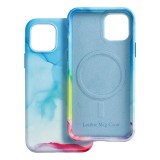 LEATHER MAG COVER case for IPHONE 11 Pro color splash