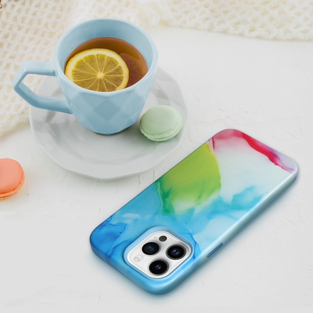 LEATHER MAG COVER case for IPHONE 11 Pro color splash