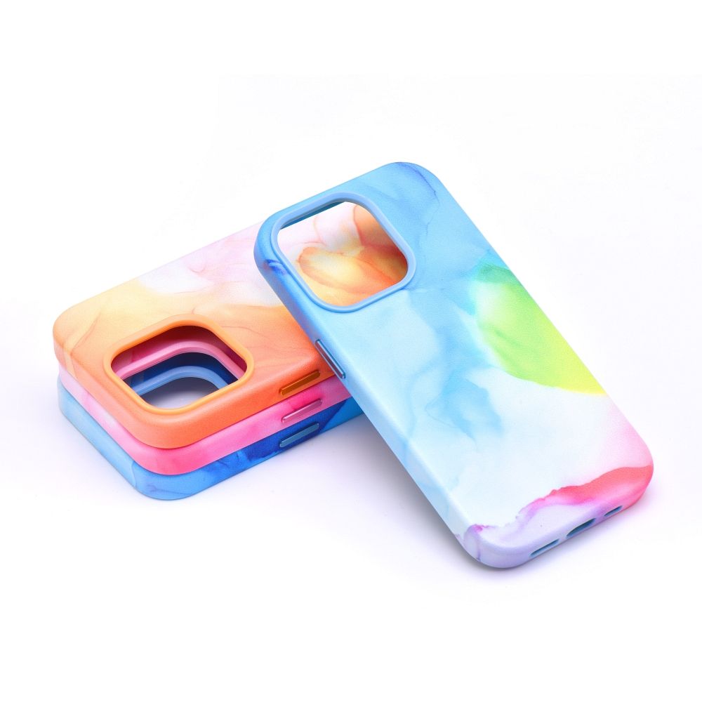 LEATHER MAG COVER case for IPHONE 11 Pro color splash