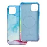 LEATHER MAG COVER case for IPHONE 11 Pro Max color splash