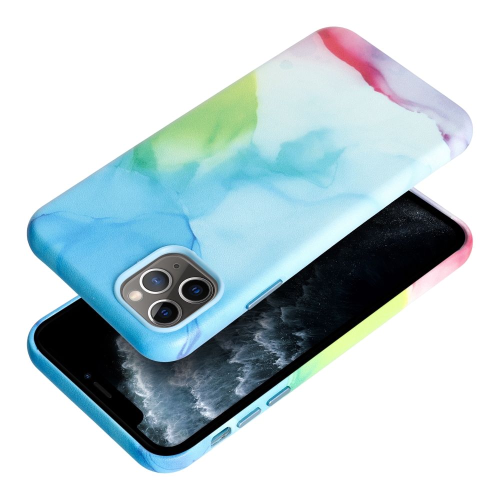 LEATHER MAG COVER case for IPHONE 11 Pro Max color splash