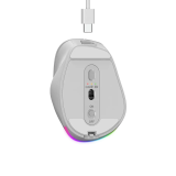 Genius Ergo 9000S Pro /Ergonomická/Optická/Pro praváky/2 400 DPI/USB+BT/ bílá