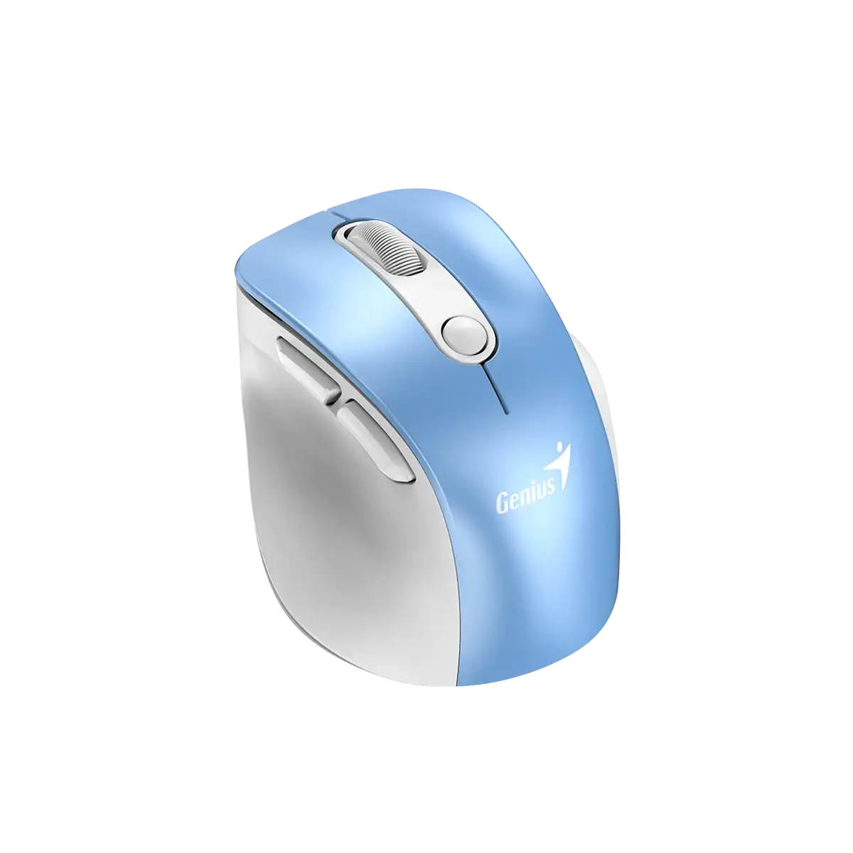 Genius Ergo 9000S Pro /Ergonomická/Optická/Pro praváky/2 400 DPI/USB+BT/ světle modrá