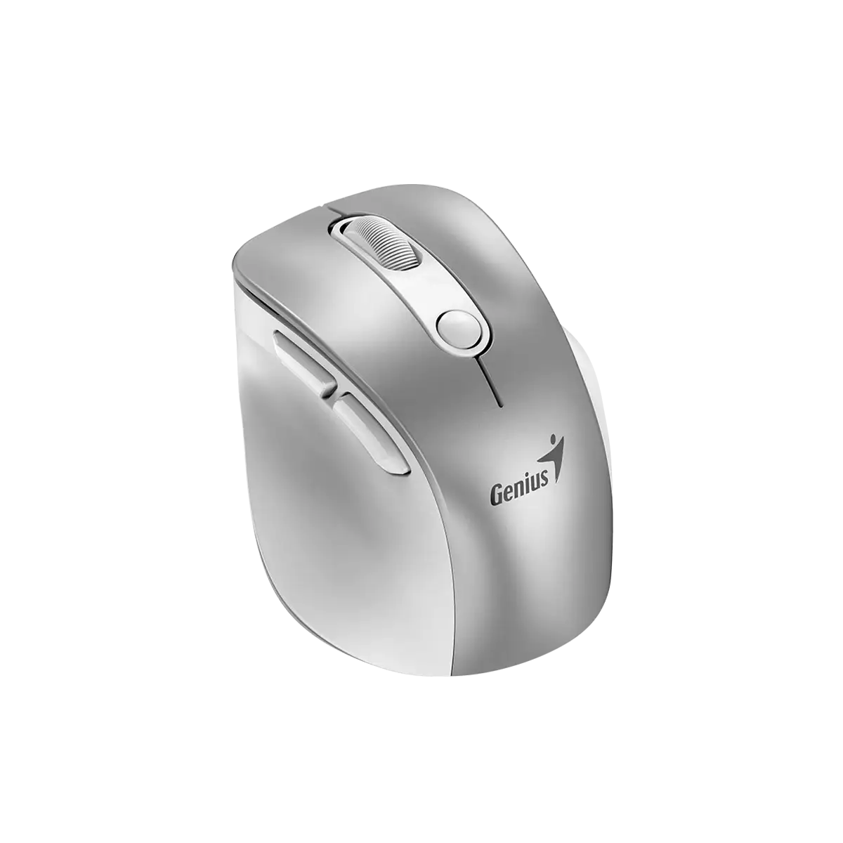 Genius Ergo 9000S Pro /Ergonomická/Optická/Pro praváky/2 400 DPI/USB+BT/ stříbrná