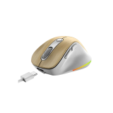Genius Ergo 9000S Pro /Ergonomická/Optická/Pro praváky/2 400 DPI/USB+BT/ borovice