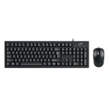 Genius KM-100SE Set klávesnice a myš /Drátové/CZ+SK layout/Copilot/USB/ černá