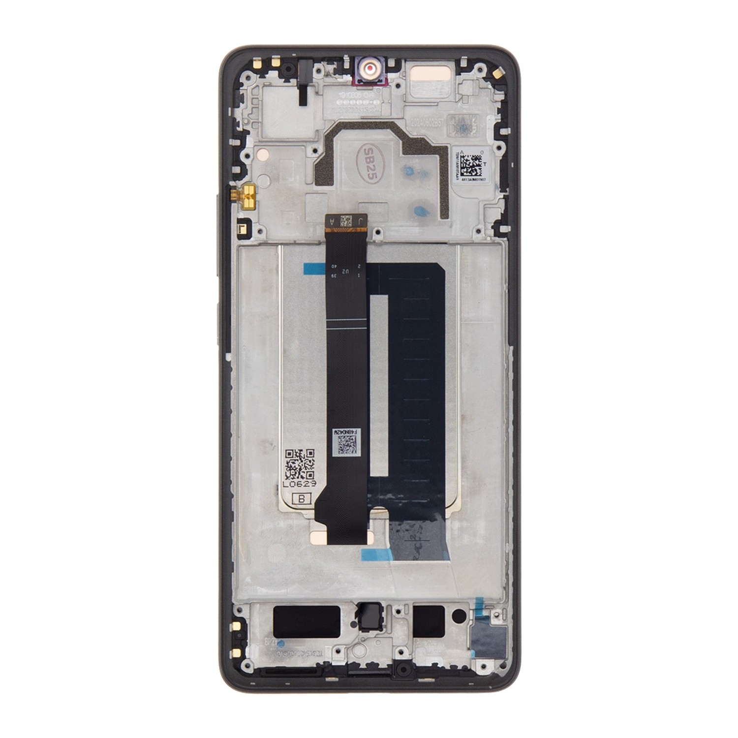 LCD Display + Dotyková Deska + Přední Kryt pro Poco X6 Pro 5G Black (Service Pack)