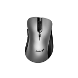 Genius Ergo 8100S /Bezdrátová/Ergonomická/Optická/Pro praváky/1 600 DPI/USB/ černá-šedá