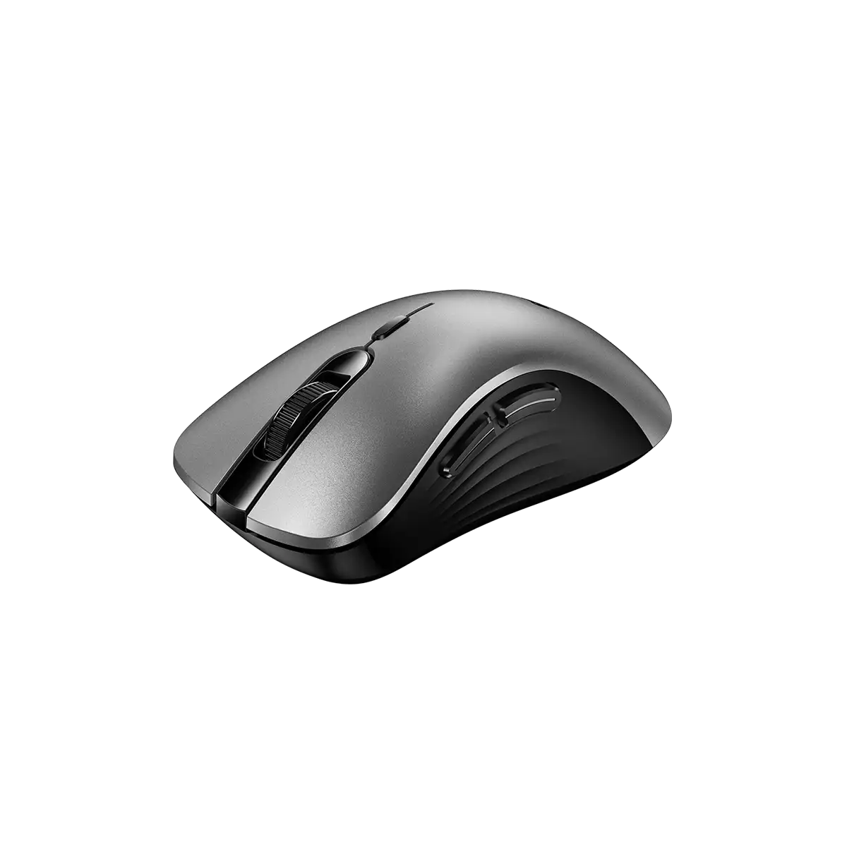 Genius Ergo 8100S /Bezdrátová/Ergonomická/Optická/Pro praváky/1 600 DPI/USB/ černá-šedá