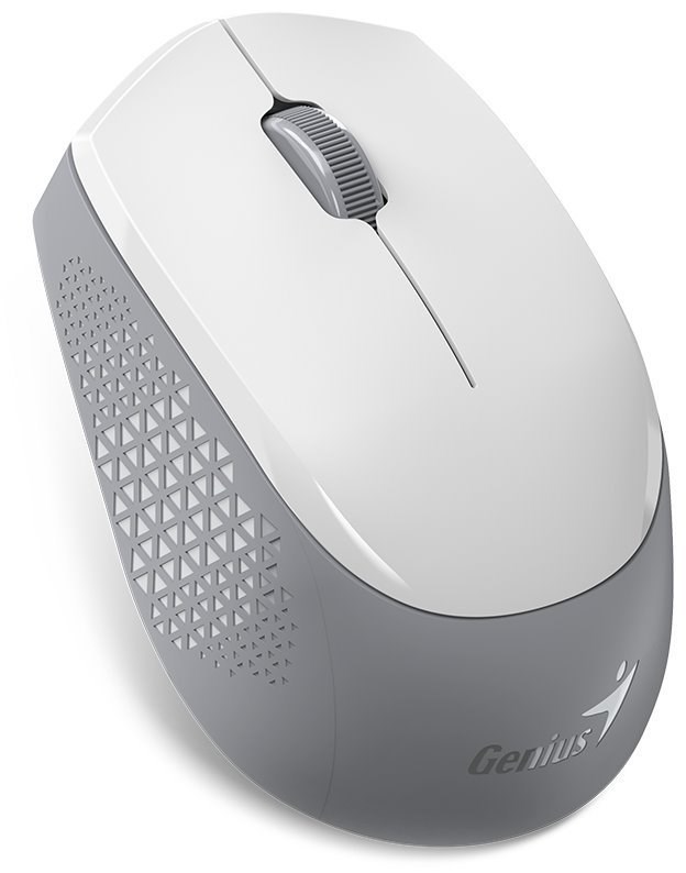 Genius NX-8000S BT /Bezdrátová/Bluetooth/2,4GHz/1 200 DPI/ bílá-šedá