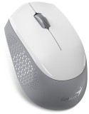 Genius NX-8000S BT /Bezdrátová/Bluetooth/2,4GHz/1 200 DPI/ bílá-šedá