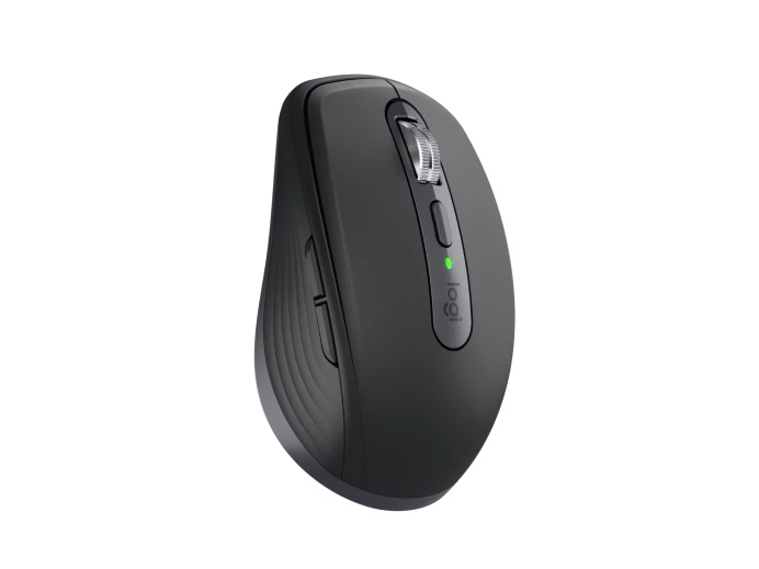 Logitech MX Anywhere 3S for Business /Bezdrátová/Bluetooth+USB/6 tlačítek/8 000 DPI/USB-C/Tichá/ šedá