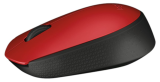 Logitech M171 /Bezdrátová/USB//Optická/1 000 DPI/ černá-červená