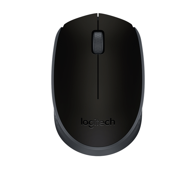 Logitech M171/Kancelářská/Optická/1 000 DPI/Bezdrátová USB/Černá