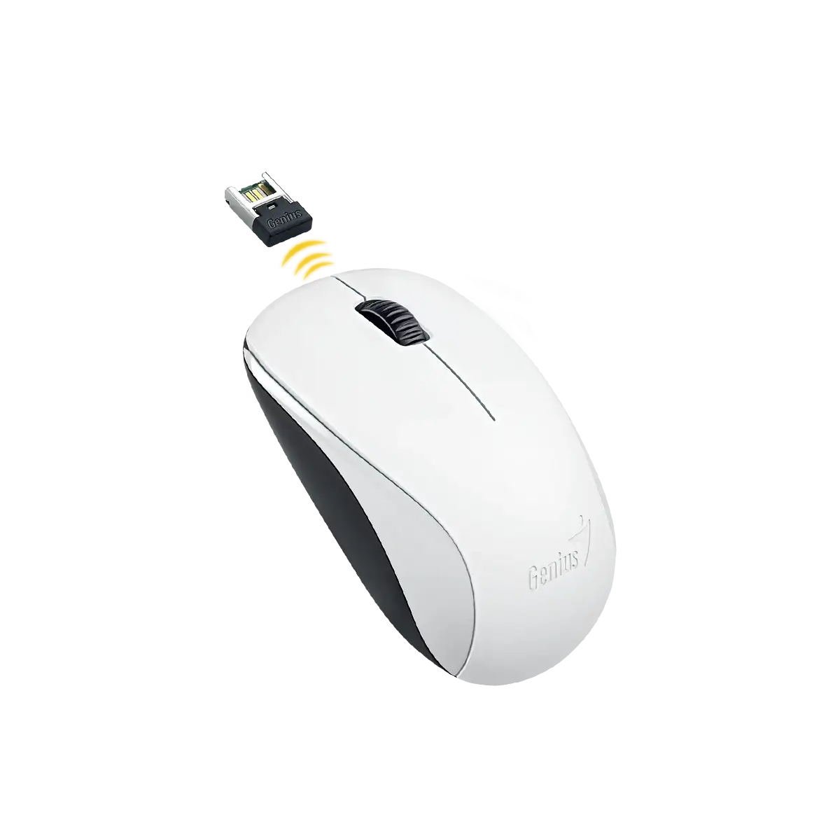 Genius NX-7000 /Bezdrátová/USB/Optická/1 200 DPI/ bílá