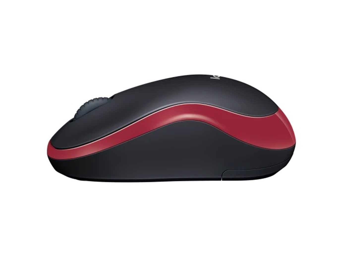 Logitech M185 /Bezdrátová/Optická/3 tlačítka/1 000 DPI/ červená