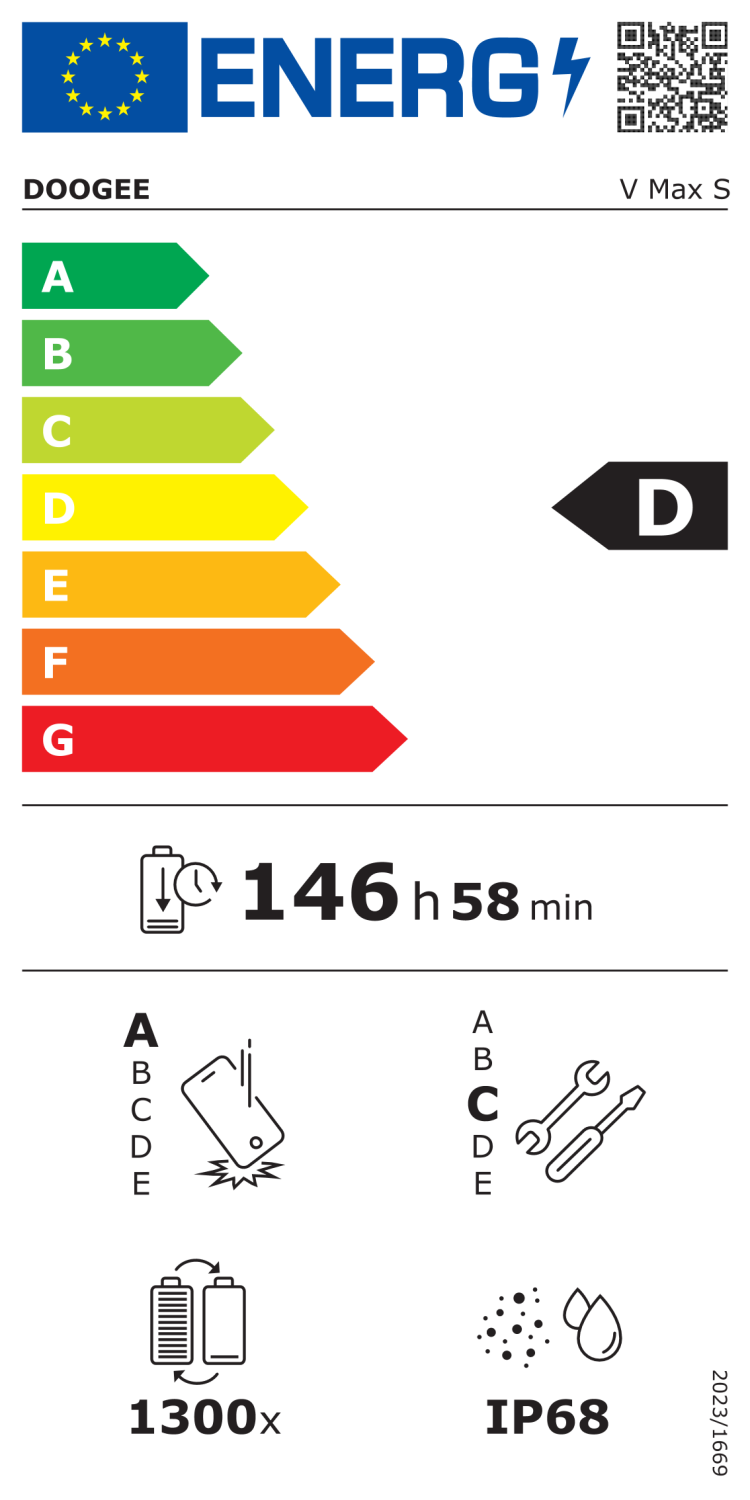 Doogee V Max S 5G 8GB/256GB Lead Grey