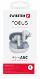 Swissten Focus ANC sluchátka bílá