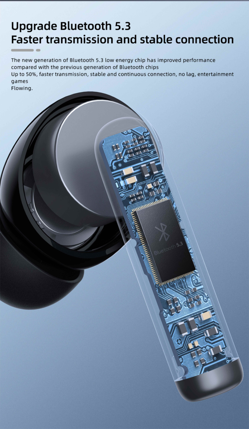 Swissten Focus ANC sluchátka černá