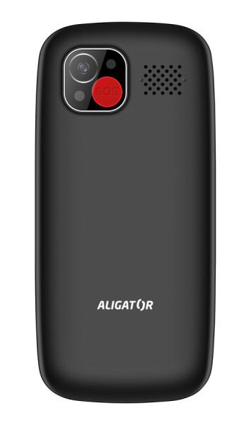 Aligator A775 Senior černá + stolní nabíječka