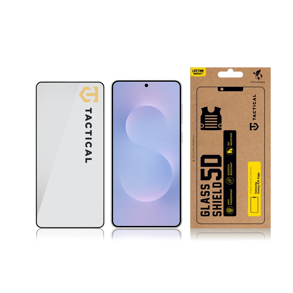 Tactical Glass Shield 5D sklo pro Samsung Galaxy S25 Edge Black