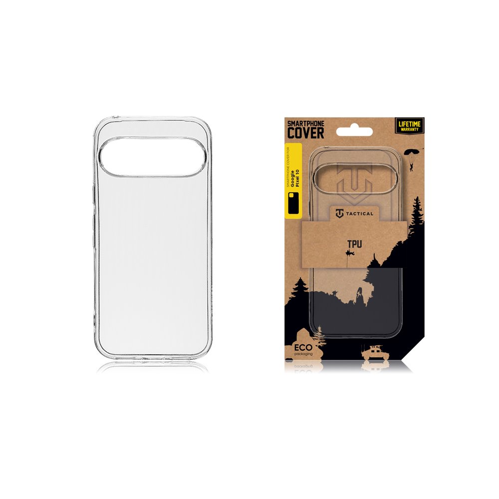Tactical TPU Kryt pro Google Pixel 10 Transparent