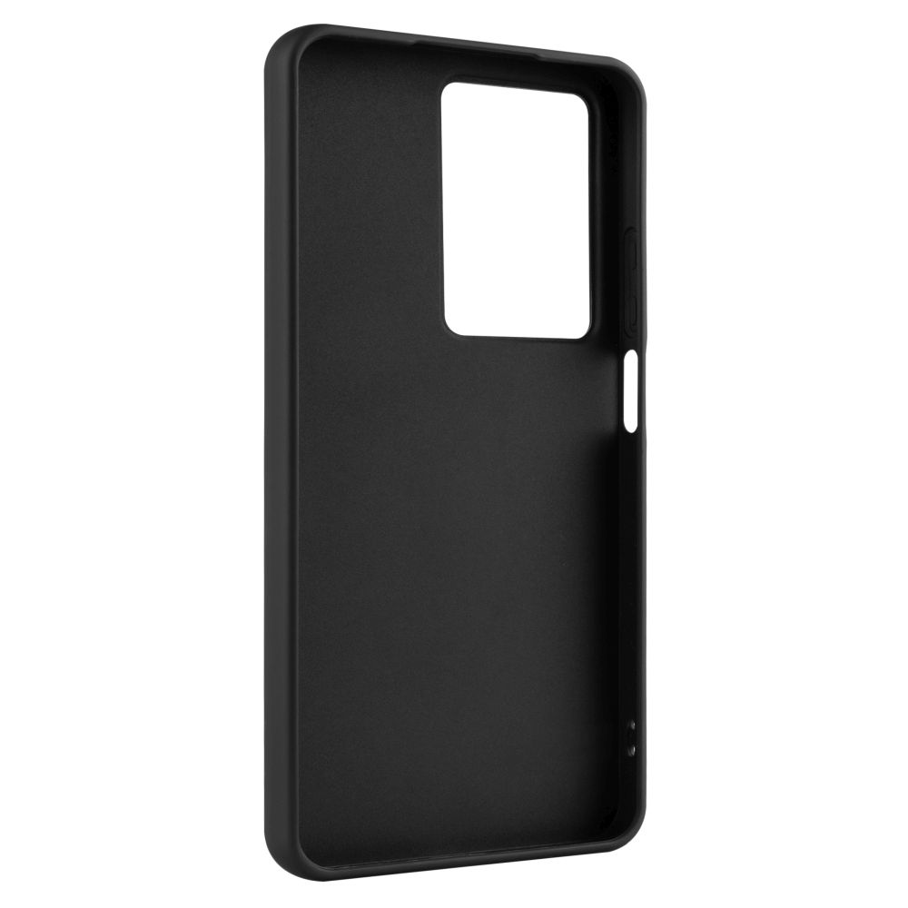 Zadní pogumovaný kryt FIXED Story pro Realme C75 4G, černý