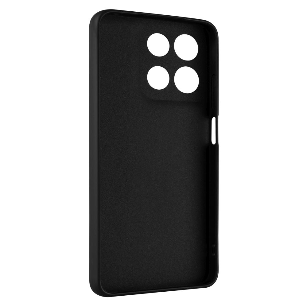 Zadní pogumovaný kryt FIXED Story pro Motorola Moto G15/Power, černý