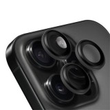 OBAL:ME ochrana čoček pro Apple iPhone 16eApple iPhone 15 Pro/15 Pro Max, black titanium