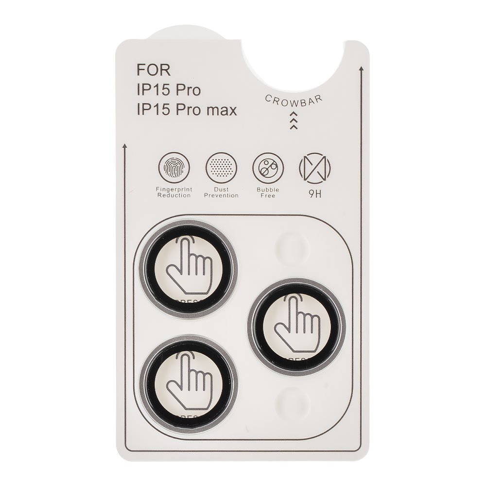 OBAL:ME Ochrana Čoček pro Apple iPhone 15 Pro/15 Pro Max White Titanium