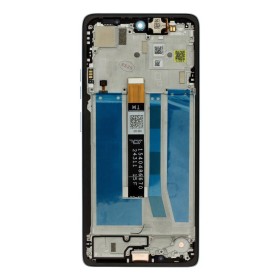 LCD display + dotyková doska + predný kryt pre Motorola Moto G75, grey (Service Pack)
