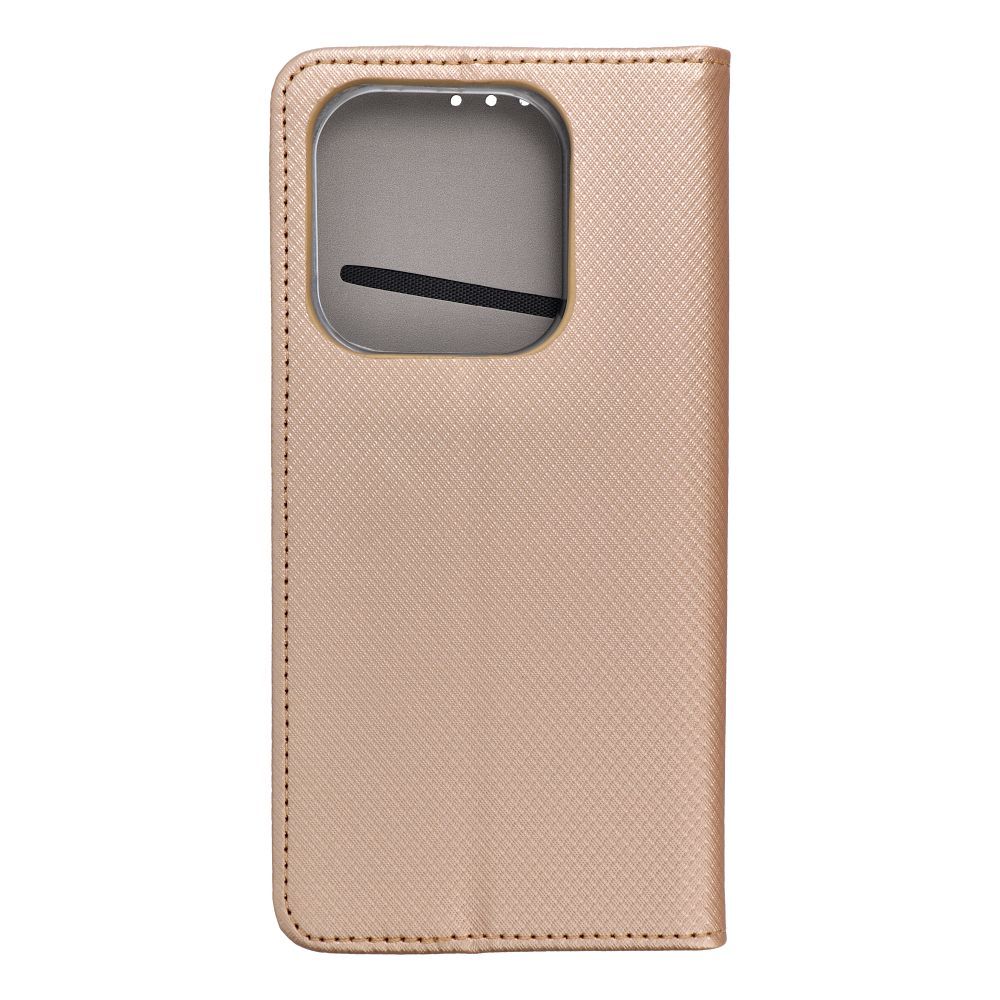 SMART CASE Book for XIAOMI Redmi Note 14 4G (GLOBAL - 163,25mm x 76,55mm x 8,16mm) gold