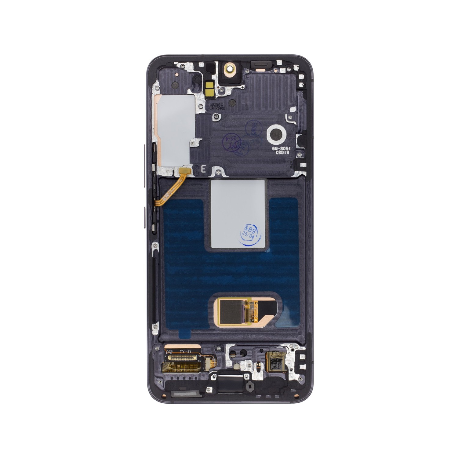 LCD display + Dotyk + Přední Kryt pro Samsung S901B Galaxy S22 Phantom Black