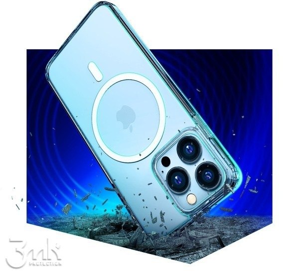 Ochranný kryt 3mk MagCase pro Apple iPhone 15, čirá