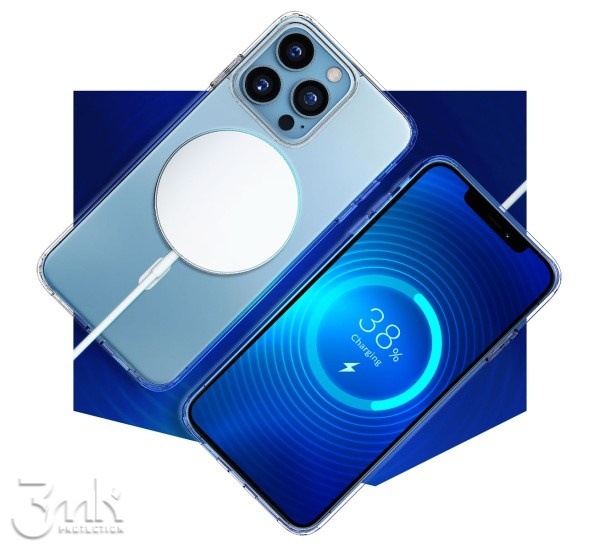 Ochranný kryt 3mk MagCase pro Apple iPhone 15 Plus, čirá