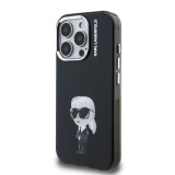 Karl Lagerfeld IML Aquarelle Karl Zadní Kryt pro iPhone 15 Pro Black