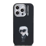 Karl Lagerfeld IML Aquarelle Karl Zadní Kryt pro iPhone 15 Pro Black