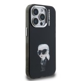 Karl Lagerfeld IML Aquarelle Karl Zadní Kryt pro iPhone 15 Pro Black