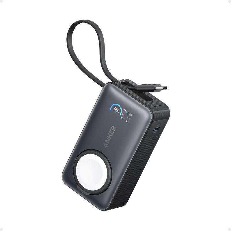 Anker MagGo 10000mAh Bezdrôtová powerbanka, 35W s káblom USB-C čierna
