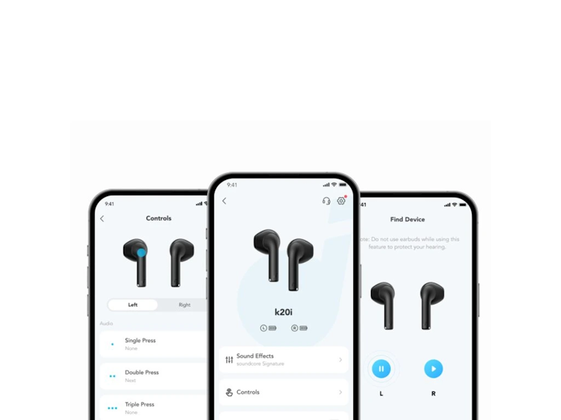 Anker soundcore K20i Bluetooth sluchátka modrá