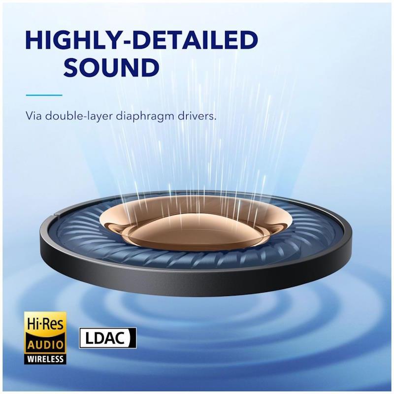 Anker soundcore Space A40 Bluetooth sluchátka černá