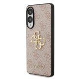 Guess PU 4G Metal Logo Zadní Kryt pro Samsung Galaxy S25 Edge Pink